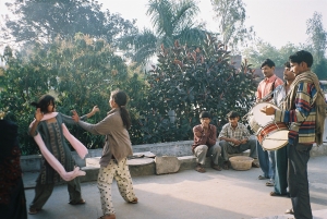 Dancers on the terrace